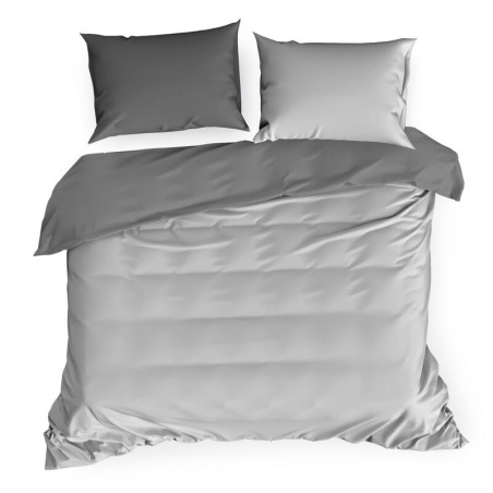 Komplet Pościeli Nova3 220x200cm, 2 szt. 70x80cm Jasnoszary - 4