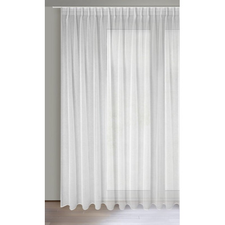 Firana Gotowa Layla 300X270Cm Biały - Taśma - 2