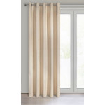 Zasłona Gotowa Villa 140x250cm - Beżowy - Przelotki - 2 Zasłona Gotowa Villa 140x250cm - Beżowy - Przelotki - 2