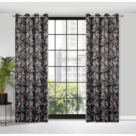 Zasłona Gotowa Becky 140x250cm Czarny - 2