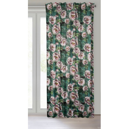 Zasłona Gotowa Palmera Na Taśmie 140x270cm Zielony - 3