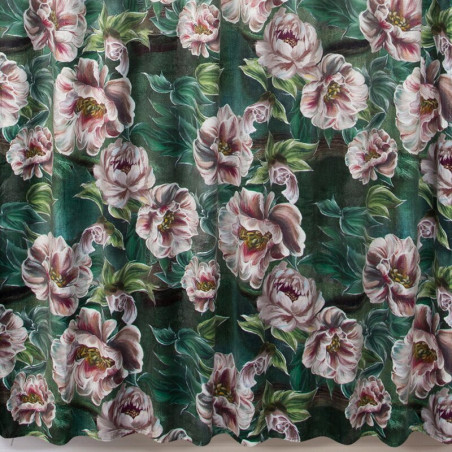 Zasłona Gotowa Palmera Na Taśmie 140x270cm Zielony - 9