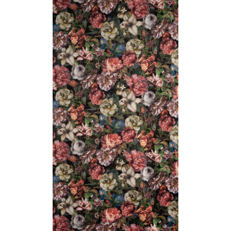 Zasłona Gotowa Peonia Na Taśmie 140x270cm Bordowy - 13