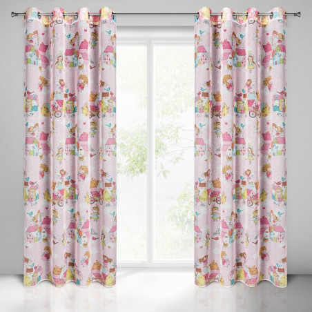 Zasłona Gotowa Polly 140x250cm Różowy - 1