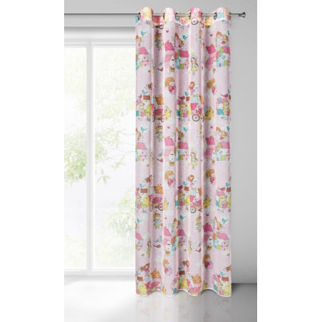 Zasłona Gotowa Polly 140x250cm Różowy - 3
