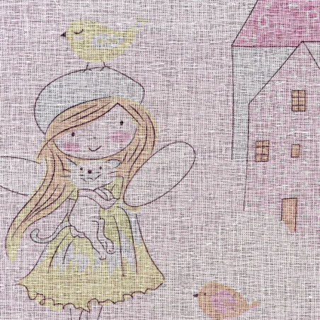 Zasłona Gotowa Polly 140x250cm Różowy - 6