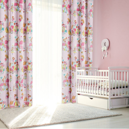 Zasłona Gotowa Polly 140x250cm Różowy - 13