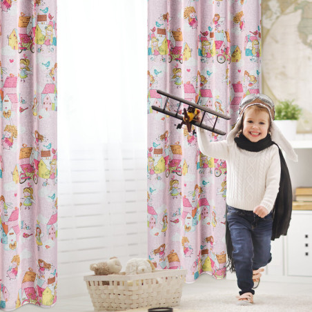 Zasłona Gotowa Polly 140x250cm Różowy - 15