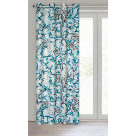 Zasłona Gotowa Iga 140x250cm Biały/Niebieski - 3