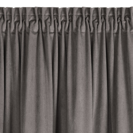 Zasłona Gotowa Milo Na Taśmie 140x300cm Popielaty - 5