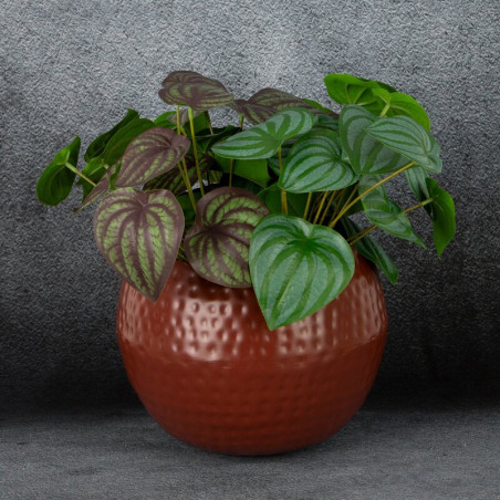 Donica dekoracyjna o wymiarach (fi) 20cm x 20cm - Miedziany - 2