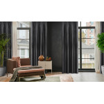 Zasłona Aggie 140x270cm - Czarna - Taśma - 9 Zasłona Aggie 140x270cm - Czarna - Taśma - 9