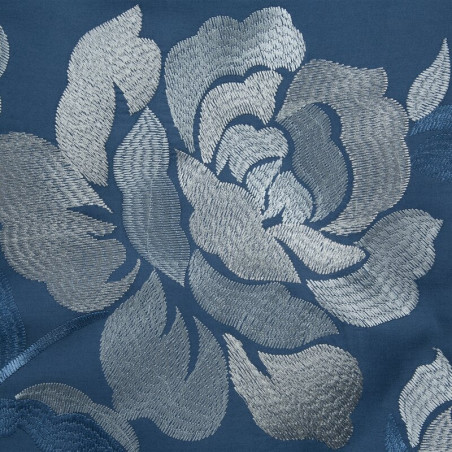 Komplet Pościeli Haft3 160x200cm, 2 szt. 70x80cm Granatowy - 4