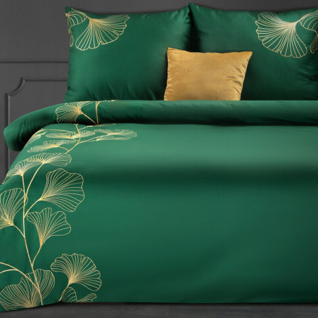Komplet Pościeli Haft2 160x200cm, 2 szt. 70x80cm Zielony - 1