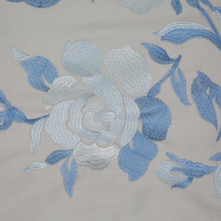 Komplet Pościeli Haft3 160x200cm, 2 szt. 70x80cm Srebrny - 4