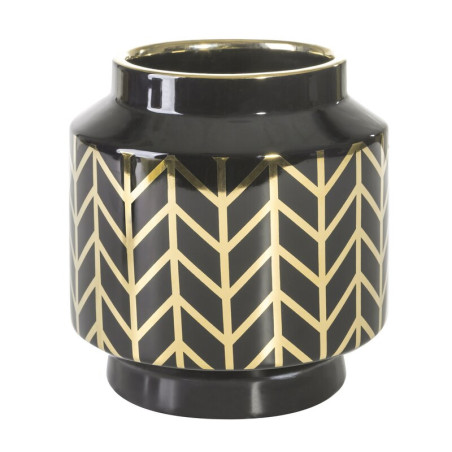 Wazon Dekoracyjny Emera 18X19Cm - Czarny - 1