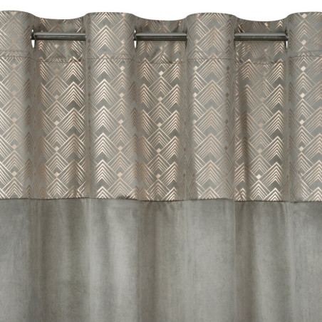 Zasłona Gotowa Elen 140X250Cm Stalowy - Przelotki - 5