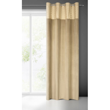 Zasłona Gotowa Elen 140X250Cm Beżowy - Przelotki - 3