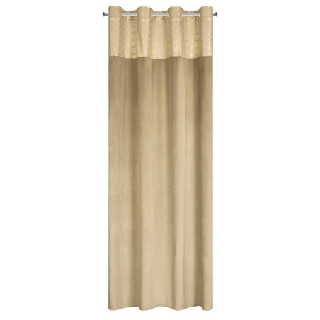 Zasłona Gotowa Elen 140X250Cm Beżowy - Przelotki - 4