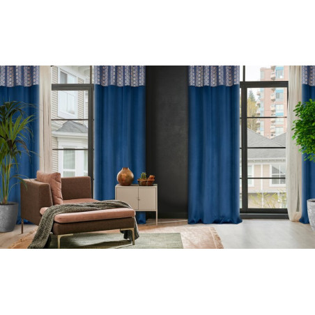 Zasłona Gotowa Elen 140X250Cm Granatowy - Przelotki - 12