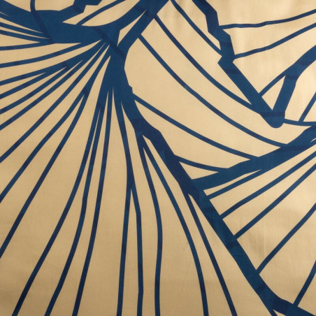 Pościel Musa 160X200Cm,2Szt.70X80Cm - Granatowy/Złocisty - 4