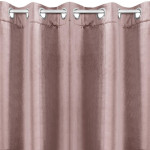 Zasłona Gotowa Villa 140x250cm - Pudrowy - Przelotki - 4 Zasłona Gotowa Villa 140x250cm - Pudrowy - Przelotki - 4