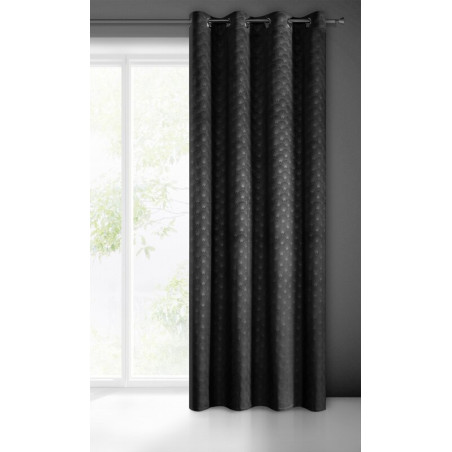 Zasłona Gotowa Julia 140X250Cm Czarny - Przelotki - 2