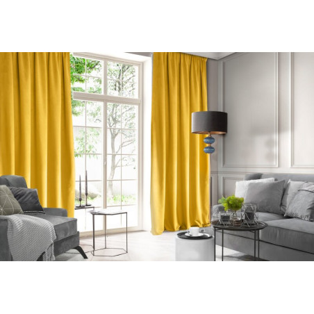 Zasłona Gotowa Rosa 140X270Cm Musztardowy - Taśma - 14