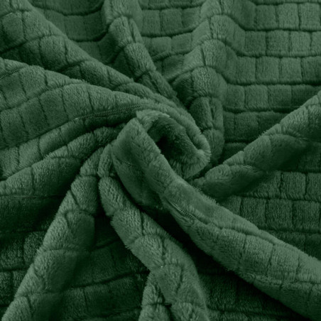 Koc Cindy 200x220cm - Ciemna Zieleń - 7 Koc Cindy 200x220cm - Ciemna Zieleń - 7