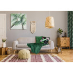 Koc Cindy 200x220cm - Ciemna Zieleń - 11 Koc Cindy 200x220cm - Ciemna Zieleń - 11