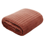 Koc Cindy 200x220cm - Ceglany - 3 Koc Cindy 200x220cm - Ceglany - 3