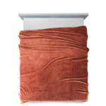 Koc Cindy 200x220cm - Ceglany - 4 Koc Cindy 200x220cm - Ceglany - 4