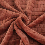 Koc Cindy 200x220cm - Ceglany - 7 Koc Cindy 200x220cm - Ceglany - 7