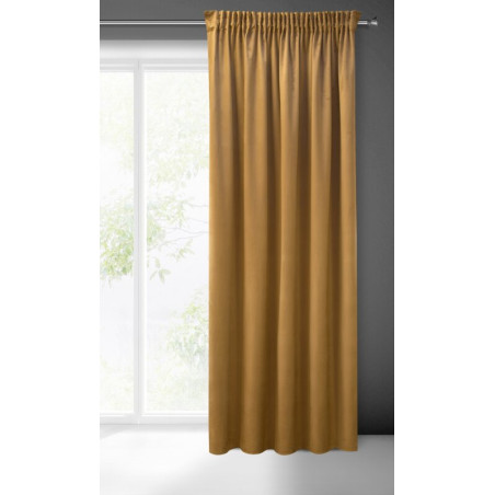 Pierre Cardin zasłona welwetowa 140x270cm - Miodowy - Taśma - 2 Pierre Cardin zasłona welwetowa 140x270cm - Miodowy - Taśma - 2