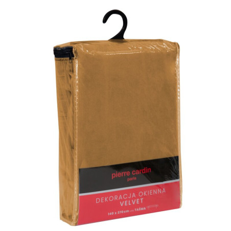 Pierre Cardin zasłona welwetowa 140x270cm - Miodowy - Taśma - 3 Pierre Cardin zasłona welwetowa 140x270cm - Miodowy - Taśma - 3